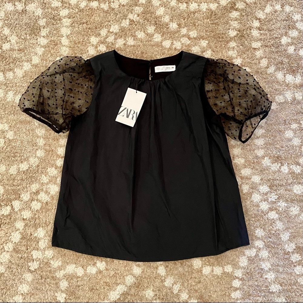 NWT Zara Black Special Occasion Top